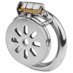 CockLock Cage de chasteté en métal Flat 2cm